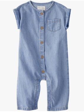 Little Planet Chambray Jumpsuit 9m